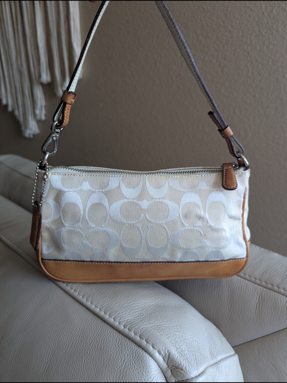 vintage Y2K Coach Signature Baguette / Demi Shoulder Bag. - Picture 5 of 12